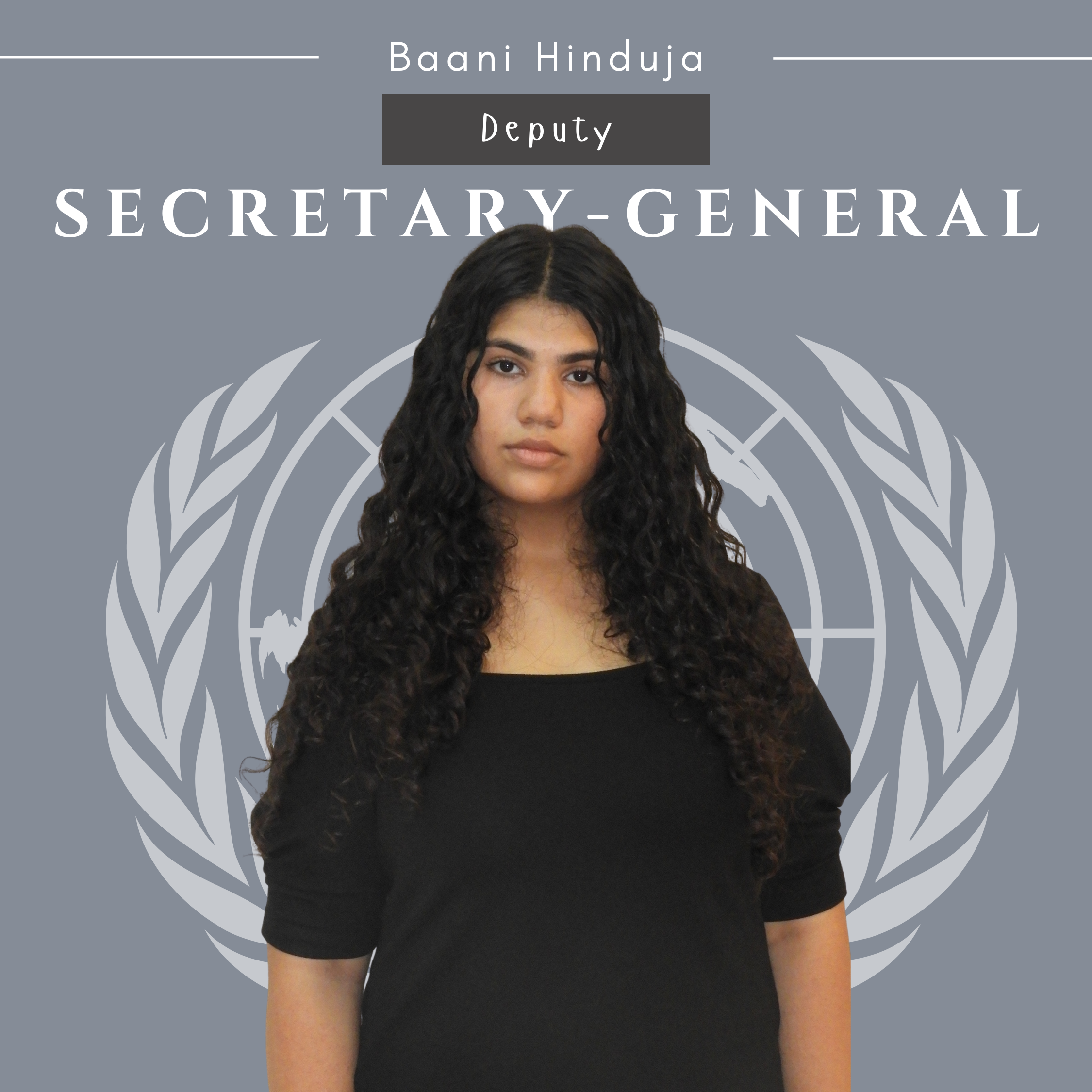 Baani Hinduja — Deputy Secretary-General